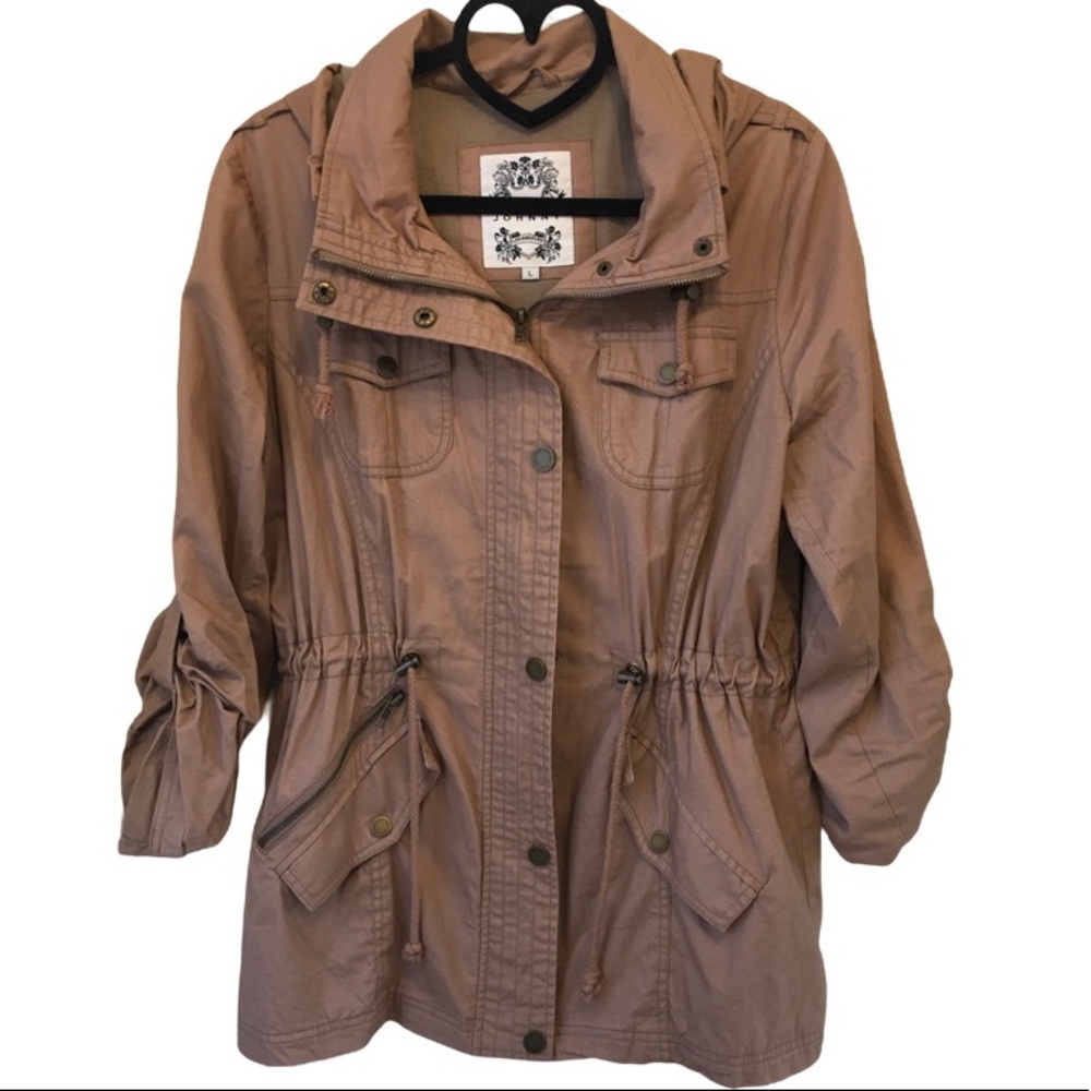 MADE BY JOHNNY LARGE TAN UTILITY COAT